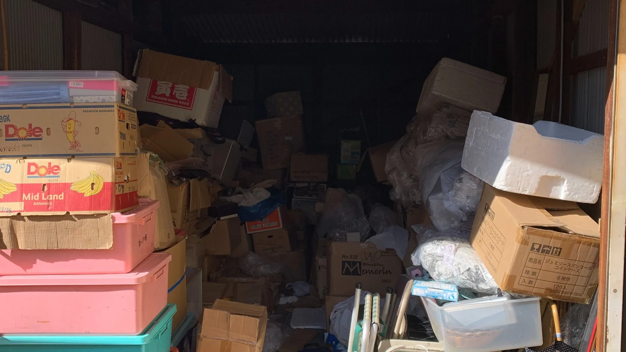 和歌山市でガレージ片付けをしました。